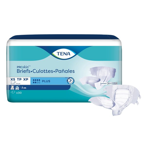 Tena Incontinence Brief Pull On with Refastenable Tabs, PK 90 61199